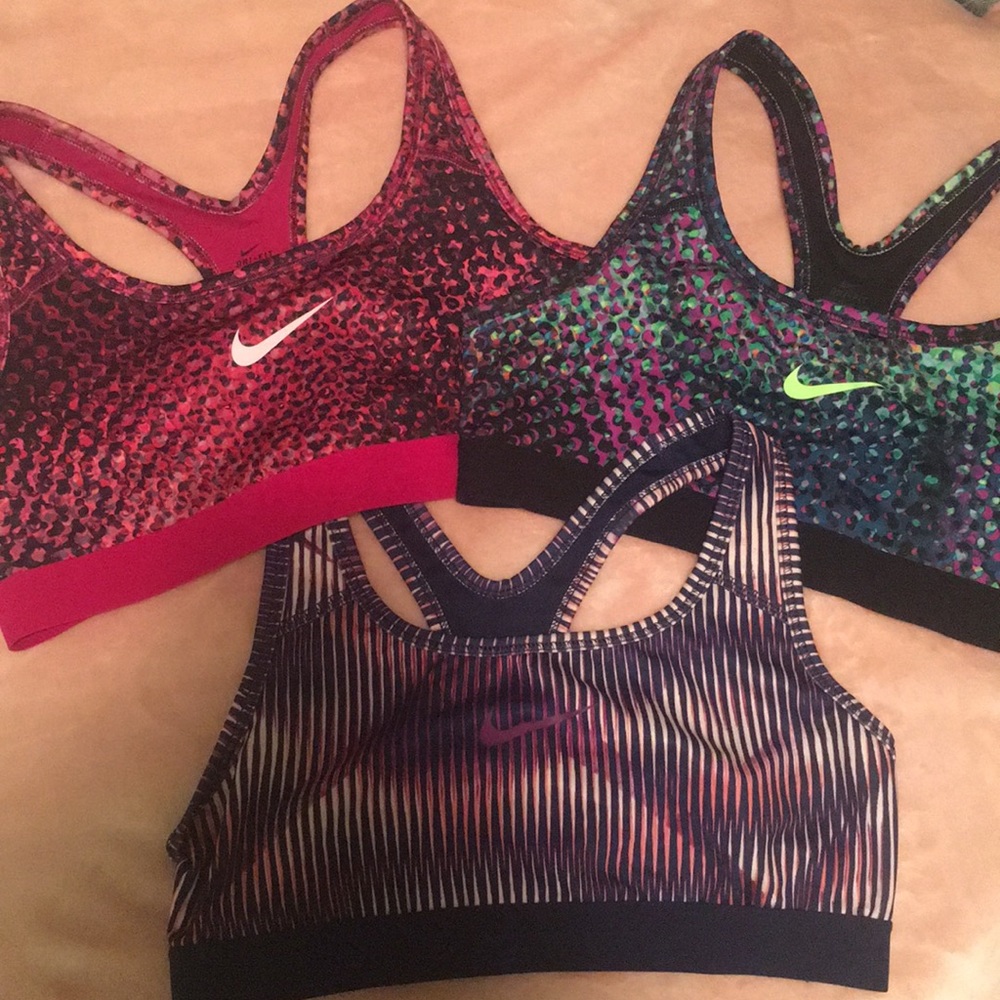 Nike girls sports bras